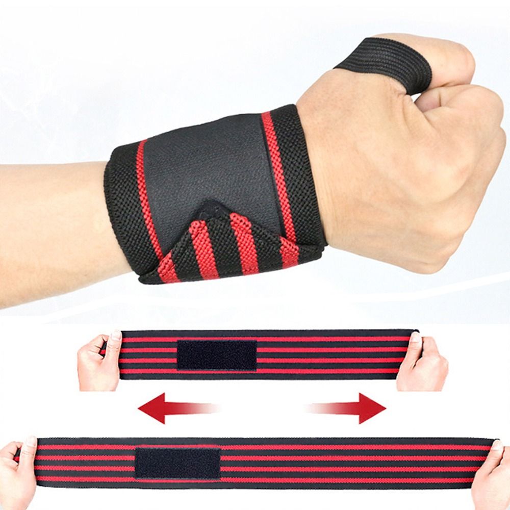 1 Pair Wrist Support Weightlif - Wrist Wraps Weightlifting Support ulasan dan harga
