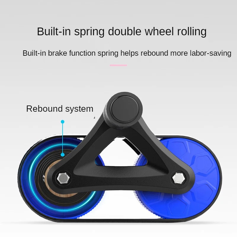 Automatic Rebound Double Wheel - Ab Roller Wheel With Elbow Support ulasan dan harga